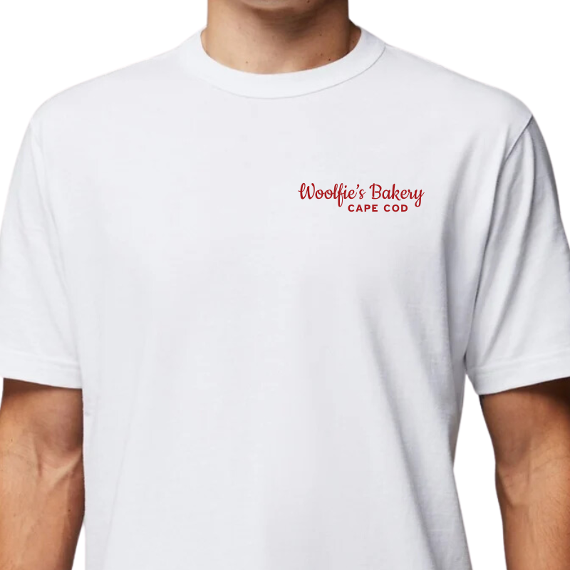 White Wake Up with Woolfies Nautical Flags T-Shirt