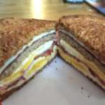 Woolfie's Bakery breakfast sandwiches