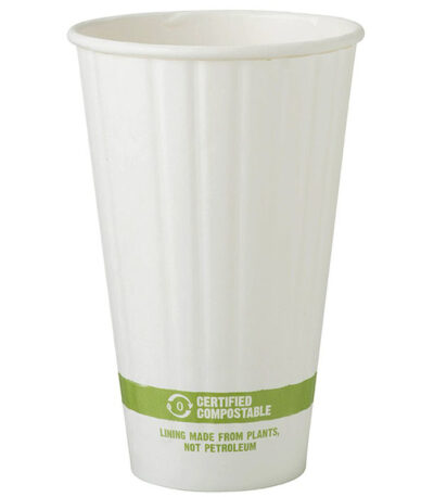 Woolfie's Bakery compostable cups