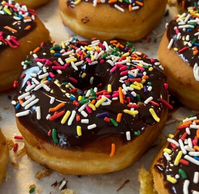 Woolfie's bakery chocolate brioche donuts